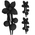 thumbnail image 1 of unbranded 3Ud Clips Para El Franceses Negros Con De Flor Para Peinados Y, 1 of 8