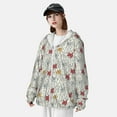 thumbnail image 4 of Picia Funny Cat White Women's Men's UPF 50+ Sun Protection Hoodie Shirt Long Sleeve SPF Fishing Outdoor UV Hiking Lightweight Shirts-, 4 of 9