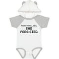 thumbnail image 3 of Inktastic Nevertheless, She Persisted Boys or Girls Baby Bodysuit, 3 of 5