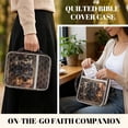 thumbnail image 2 of FOR U DESIGNS Dachshund Print Bible Cover with Handle Large Capacity Bible Carrier Tote Bag Quilted Bible Carrying Case Cover Christian Bible Accessories Gifts, 2 of 7