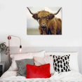 thumbnail image 5 of Orinice Nature Highland Cow Scotland Farm Unframed Wall Art Print Poster Home Decor Premium 20x16in, 5 of 6