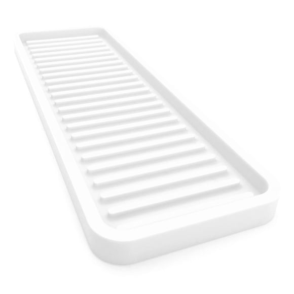 Bandeja organizadora de fregadero de cocina de silicona con soporte para esponja Happitasa