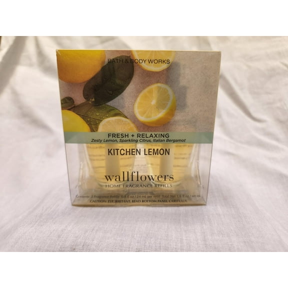 Bath and Body Works New Look! Kitchen Lemon Wallflowers 2-Pack Refills