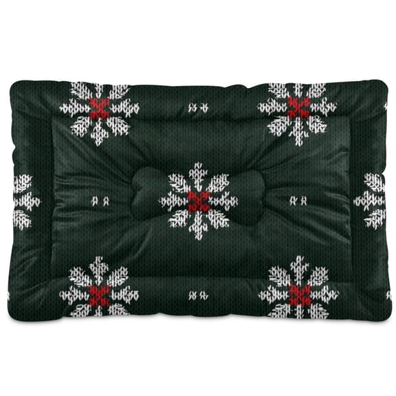 Cozy Mat Pet Bed Indoor Outdoor Warm Soft For Cat Dog Puppy(S/M) Knitted Texture Pattern