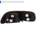 thumbnail image 4 of Spec-D Tuning Red Smoke Lens Tail Lights Compatible with 1992-1995 Honda Civic 3-Door Hatchback, Left + Right Pair Assembly, 4 of 7