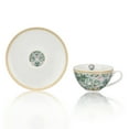 thumbnail image 5 of STP GOODS Morris Garden Porcelain Cup and Saucer Set of 4 pcs 11.83 fl oz (350 ml) Service for 4 Kitchen Teacups Floral Tea Cups Tea Cup with Matching Saucer, 5 of 6