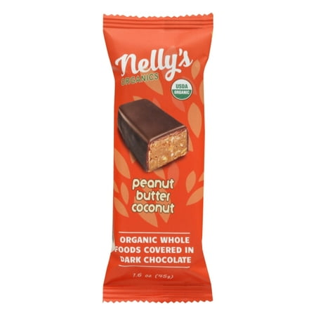 NELLY'S ORGANICS, BAR, PEANUT BUTTER & COCONUT