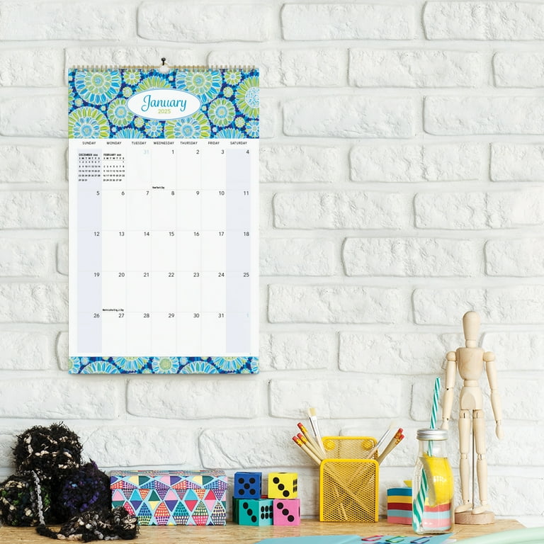 global-printed-products-wall-calendar-2024-2025-11-x17-assorted-patterns-vibrant-walmart-com