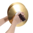 thumbnail image 3 of IFANLANDOR 2Pcs Portable Alloy Cymbal for Kids in Golden Color, 3 of 4