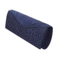 thumbnail image 3 of Elegant Pleated Satin Floral Crystal Flap Clutch Evening Bag, 3 of 4