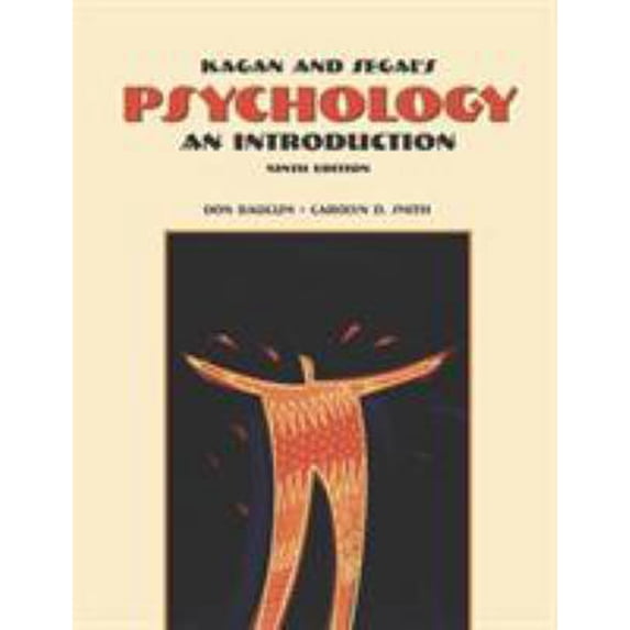 Pre-Owned Kagan & Segal's Psychology: An Introduction (Paperback) 0155081144 9780155081147