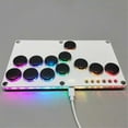 thumbnail image 3 of Flatbox Arcade Fighting Game Encoder Controller Xinput/Dinput Mini Console // Black Key, 3 of 5
