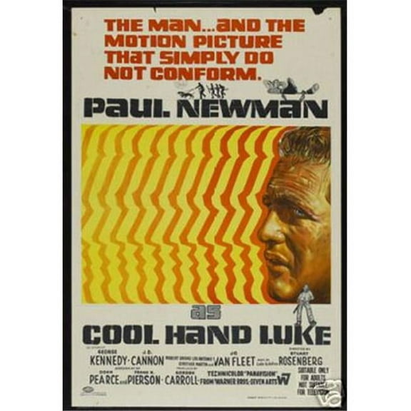 Hot Stuff Enterprise 8046-12x18-LM Cool Hand Luke Paul Newman Poster