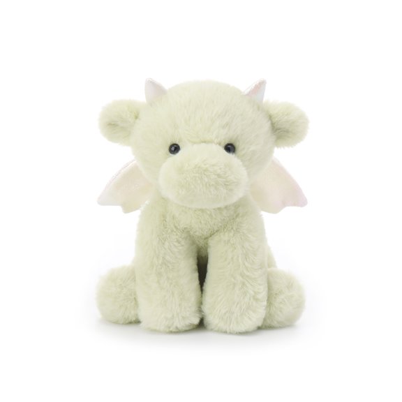 Apricot Lamb Matcha Dragon Plush Toy for Kids 7.9 Inches