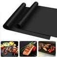 thumbnail image 2 of Kripyery BBQ Mat Oven Liner Heavy Duty Reusable Stovetop Protector Heat Resistant Gas Toaster Microwave Drip Liner Non-Stick Grill Baking Mat, 2 of 8