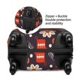 thumbnail image 4 of Naloa Winter Holiday Christmas Elastic Suitcase Protector, Travel Suitcase Protector Cover Fits 18-32in Suitcase - X-Large, 4 of 9