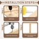 thumbnail image 5 of Varilla de Dowel Recta de Madera Uxcell, Varillas de Dowel de Madera Fluteadas para Muebles DIY, Dowel de Madera 3/16"x 13/16", 5 of 7