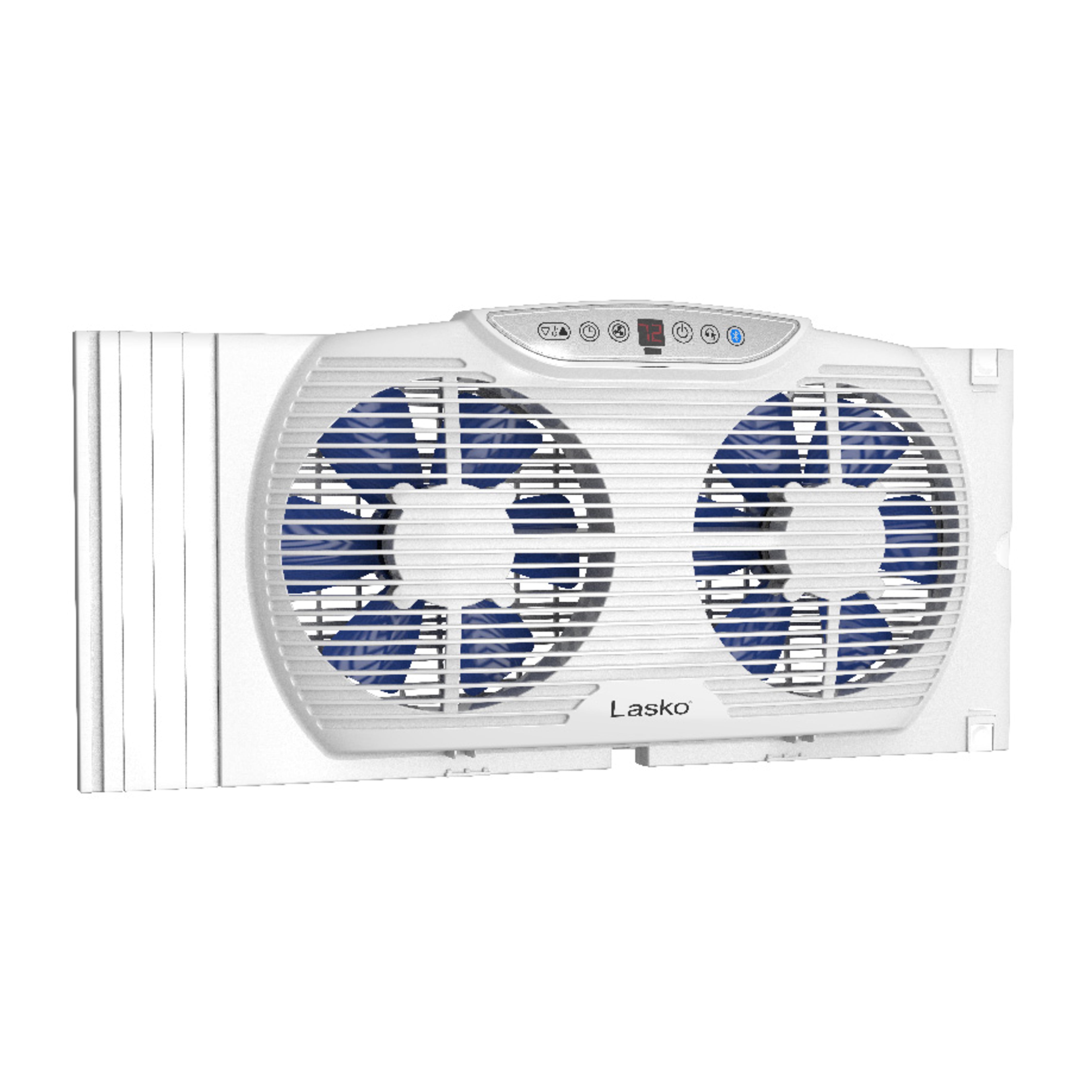 Lasko Electrically Reversible Twin Window Fan with Bluetooth® Technology,  W09560, White - Walmart.com