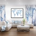 thumbnail image 2 of DESIGN ART Designart 'World Map Water Splash' Abstract Map Framed Canvas Art Print, 2 of 5