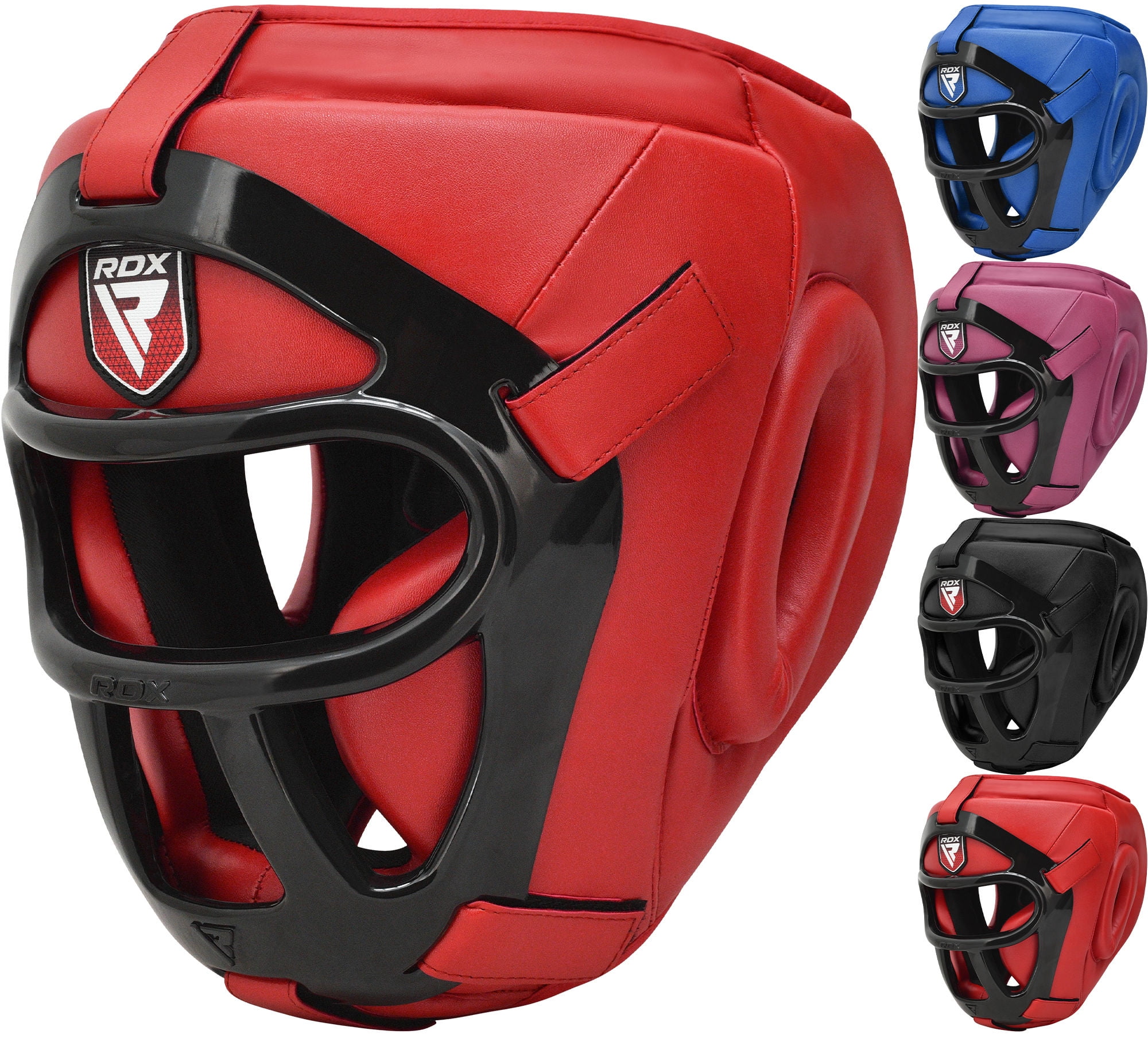 RDX Head Guard Helmet Face Protector Kick Boxing MMA Martial Art Gear Training 