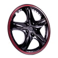 thumbnail image 1 of Tapones Optimus Negro-rojo Rin 15 Audi Dodge Ford Kia Isuzu negro, 1 of 9