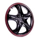 thumbnail image 1 of Tapones Optimus Negro-rojo Rin 15 Audi Dodge Ford Kia Isuzu negro, 1 of 9