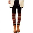 thumbnail image 6 of Women Bohemian Crochet Knitted Long Leg Warmers Spring Patchwork Knee High Warm Boot Socks, 6 of 6