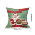 thumbnail image 3 of Kugisaki Throw Pillow Covers Soft Thicked Flocked Pillowcase Decorative Pillow Covers for Sofa Couch Bed, 3 of 6