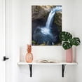 thumbnail image 5 of Waterfall Landscape Canvas Wall Art for Living Room, Country Nature Rock Leaf Water Spray Wall Decor Framed Artwork Pictures Ready to Hang for Bedroom Office Home Decor, 5 of 9
