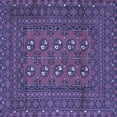 thumbnail image 1 of Ahgly Company Indoor Square Persian Blue Traditional Area Rugs, 6' Square, 1 of 4