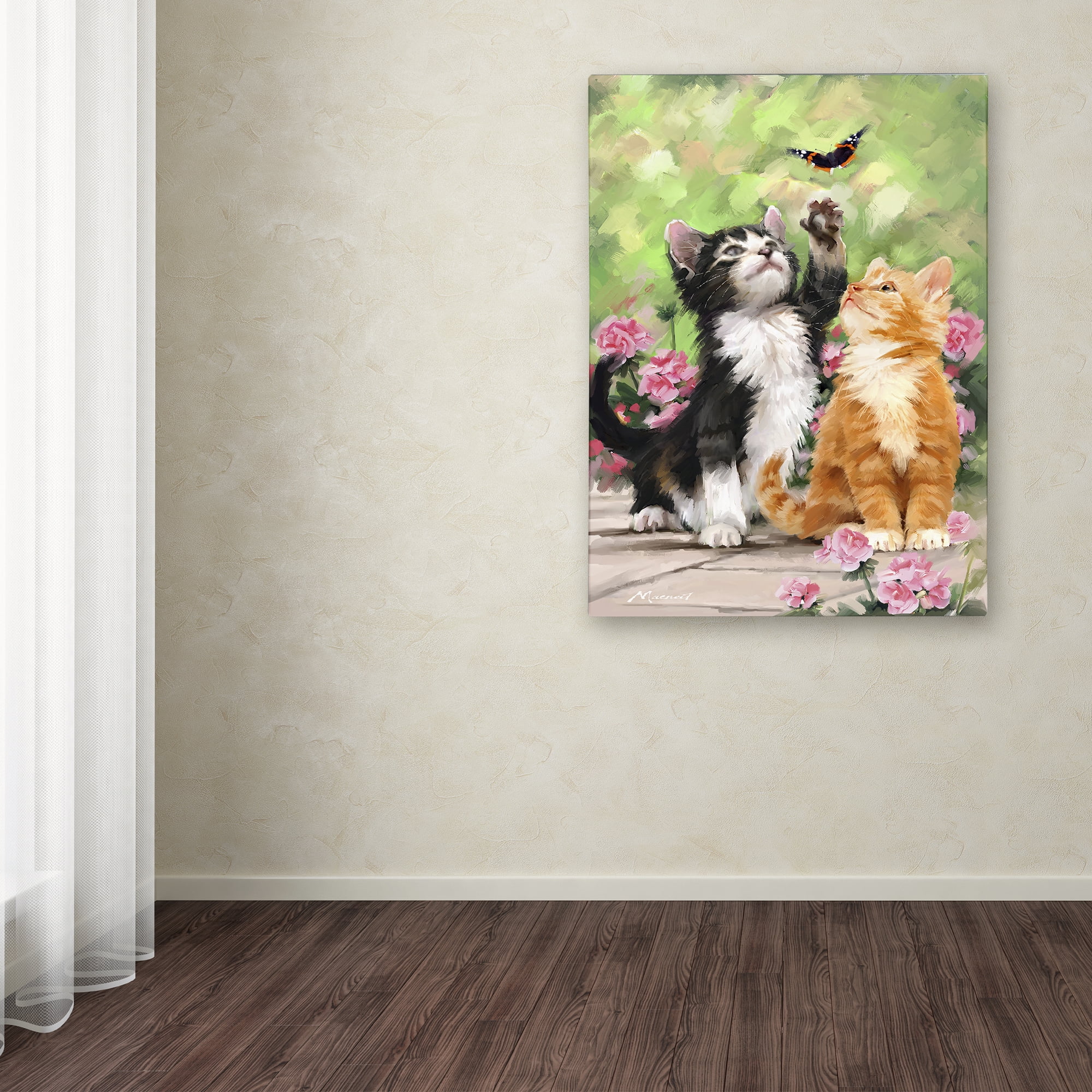 Trademark Fine Art 'Kittens II' Canvas Art by The Macneil Studio