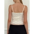 thumbnail image 6 of Gupgi Women Lace Camisole, Sleeveless Tops Backless Bow Slim Fit Summer Clubwear for Party, 6 of 7