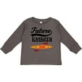 thumbnail image 3 of Inktastic Kayaking Future Kayaker Gift Boys or Girls Long Sleeve Toddler T-Shirt, 3 of 5