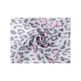 thumbnail image 4 of INSPIRE CHIC Women's Leopard Print Vintage Scarf, Lightweight Silky Sunscreen Neckerchief Wrap Bandanas for Daily Travel One Size Gray-pink, 4 of 6