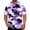 Purple, variant on OIOLOYJM Sun Protection Shirts for Men Quick Dry Lightweight Uv Protection Rash Guard Camo Short Sleeve Hoodies Summer Hiking Fishing Clothes Light Green L