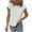 White, variant on Womens Cap Sleeve Tops with Chest Pocket Ribbed Knit Shirts Crewneck Loose Causal Tshirt Tees Summer Outfits (2XL, Pink)