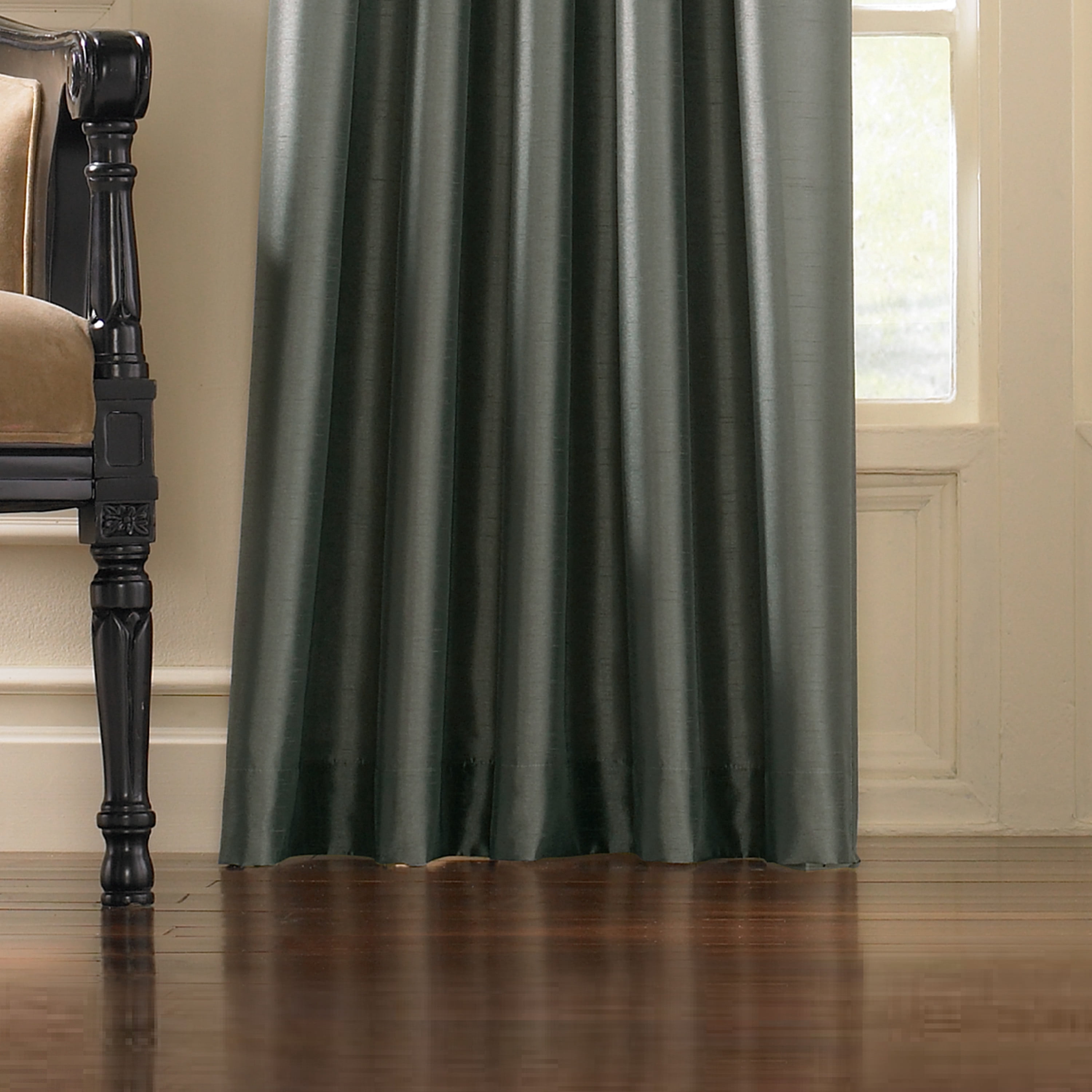 Curtainworks Marquee 132" Single Panel Curtain, Teal, Adult