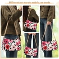 thumbnail image 4 of FORMRS Womens Shoulder Bag with Chain Strap Clutch Purse Cute Tote Handbag, Pink and Red Flowers, 4 of 7