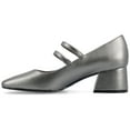thumbnail image 3 of Journee Womens Nally Faux Leather Mary Jane Pumps, 3 of 10