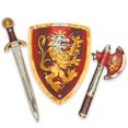 thumbnail image 1 of Set de juguetes Liontouch Noble Knight Red Sword Shield Axe, 1 of 6