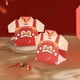 thumbnail image 4 of Decoraciones para fiestas, regalos para fiestas, artículos para fiestas, estilo chino, lindo traje Tang festivo, caja de dulces de año chino, traje Tang rojo auspicioso, caja de embalaje plegable, caj, 4 of 6