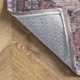 thumbnail image 3 of nuLOOM Sariyah Printed Floral Machine Washable Area Rug, 7' 10" x 10', Rust, 3 of 10