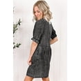 thumbnail image 3 of FOLUNSI Robe en Denim Chic : Délavé Vintage, Style Jeune, 3 of 8