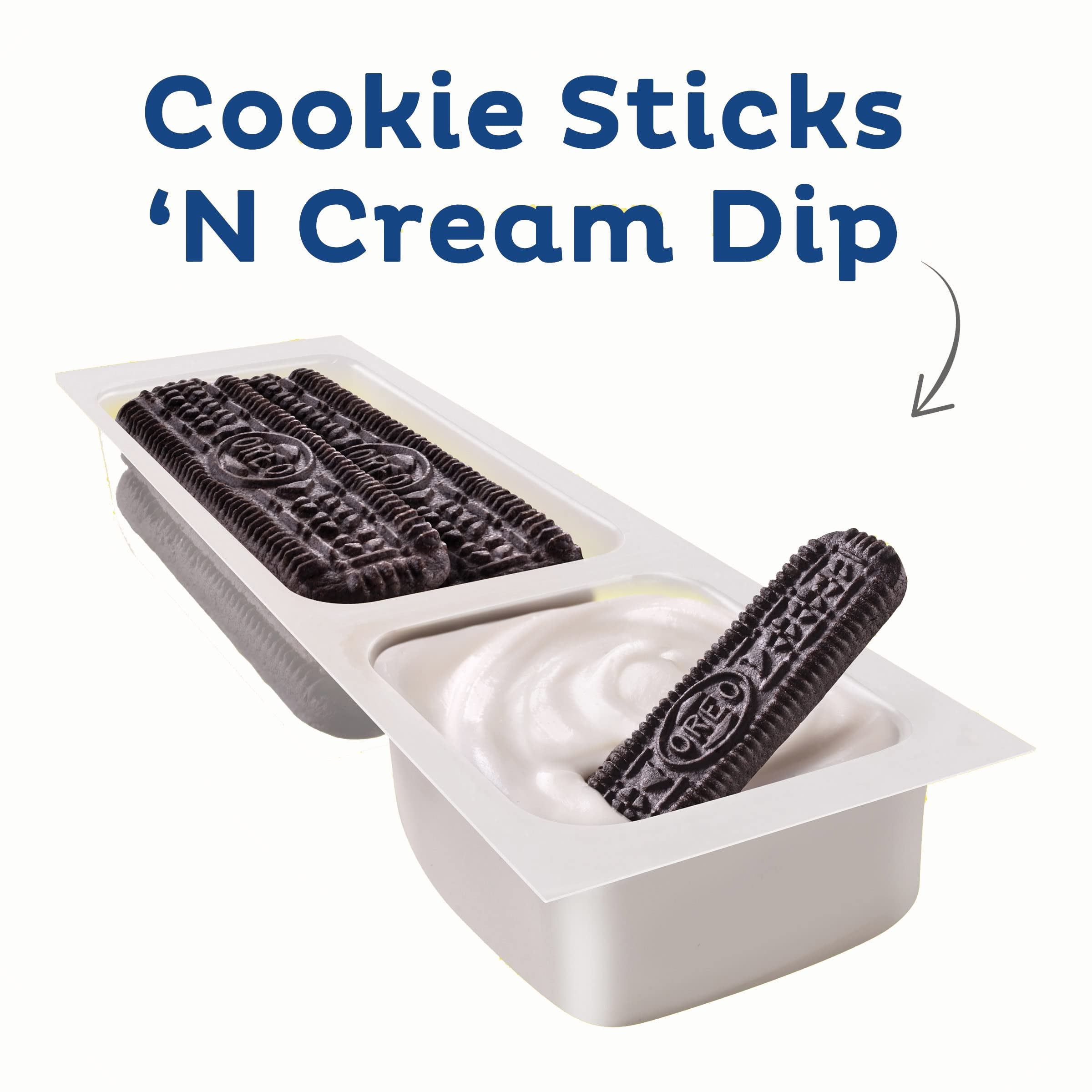 (2 Pack)- Handi-Snacks OREO Cookie Sticks 'N Creme Dip Snack Packs, 20 Snack Packs