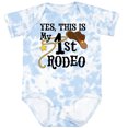 thumbnail image 3 of Inktastic Yes, This is My 1st Rodeo Cowboy Hat with Red Band, Lasso Boys or Girls Baby Bodysuit, 3 of 5