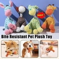 thumbnail image 3 of Indestructible Dog toys,2026 New Durable 10"Plush Dog Toys for Aggressive Chewers,Chew-resistant,Squeaky Chew Toy for Small Medium Large Dogs Puppy Teething Toys,#11 Brown, 3 of 7