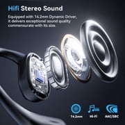 Open Ear Earbuds, Bluetooth 5.4 Wireless Earbuds with Earhooks, 70Hrs Playtime Bluetooth Earphones with LED Display Charging Case, Hifi Stereo Over Earbuds IP7 Waterproof for Sports, Running, Workout
