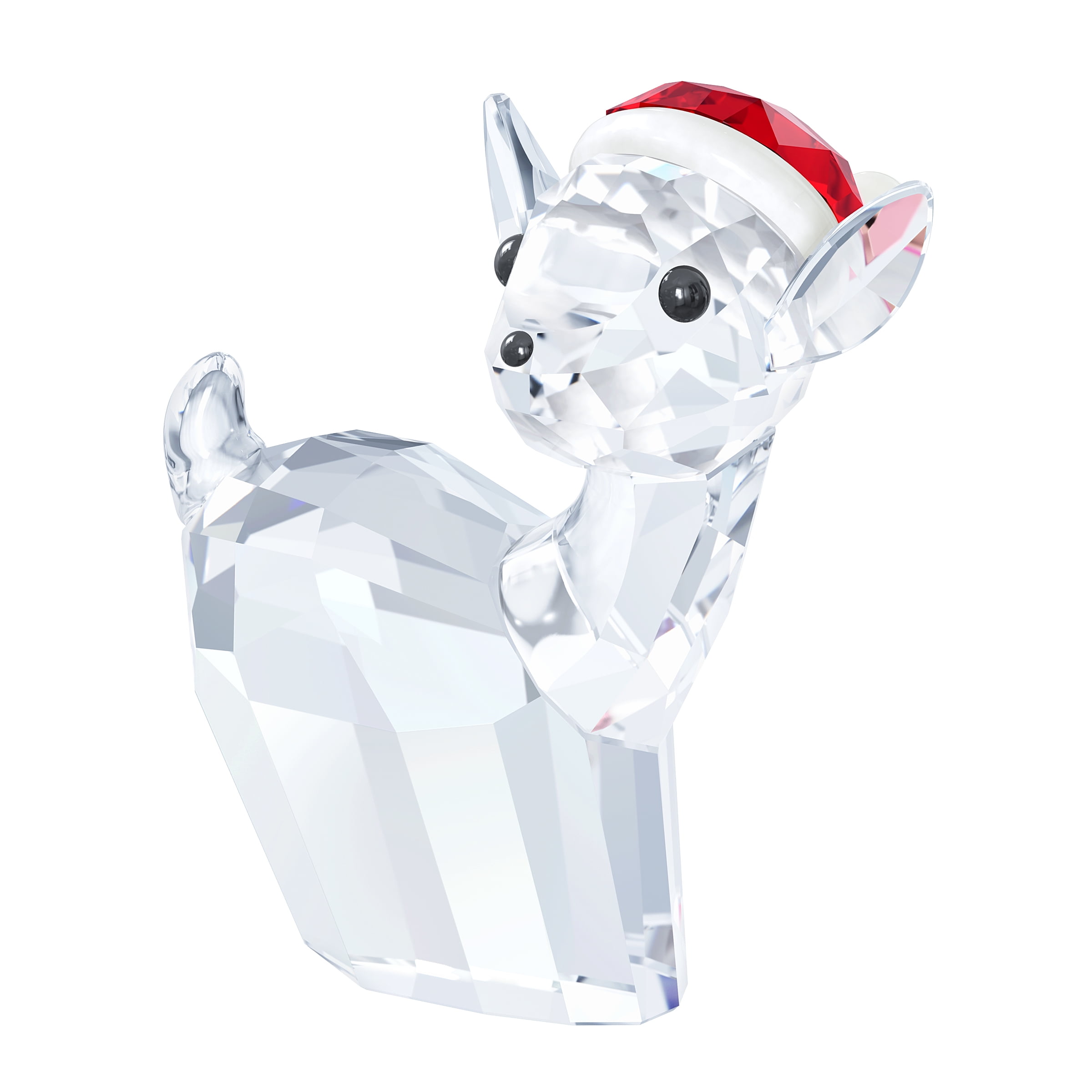 Swarovski Christmas Crystal Figurine DOE WITH SANTA'S HAT 5135853