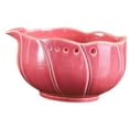 thumbnail image 2 of Rallador de ajo de cerámica, utensilio de cocina, tazón para pasta de ajo y jengibre Rosa, 2 of 9