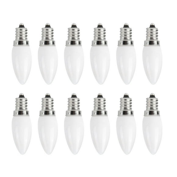LED Light Bulbs, Warm White 10pcs E12 LED Bulbs, Replacement For Chandelier Ceiling Light